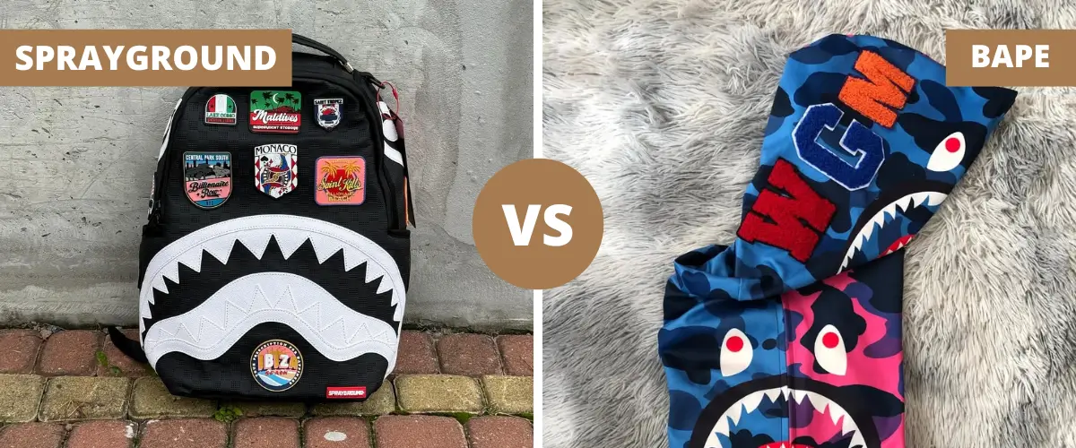 Sprayground vs Bape